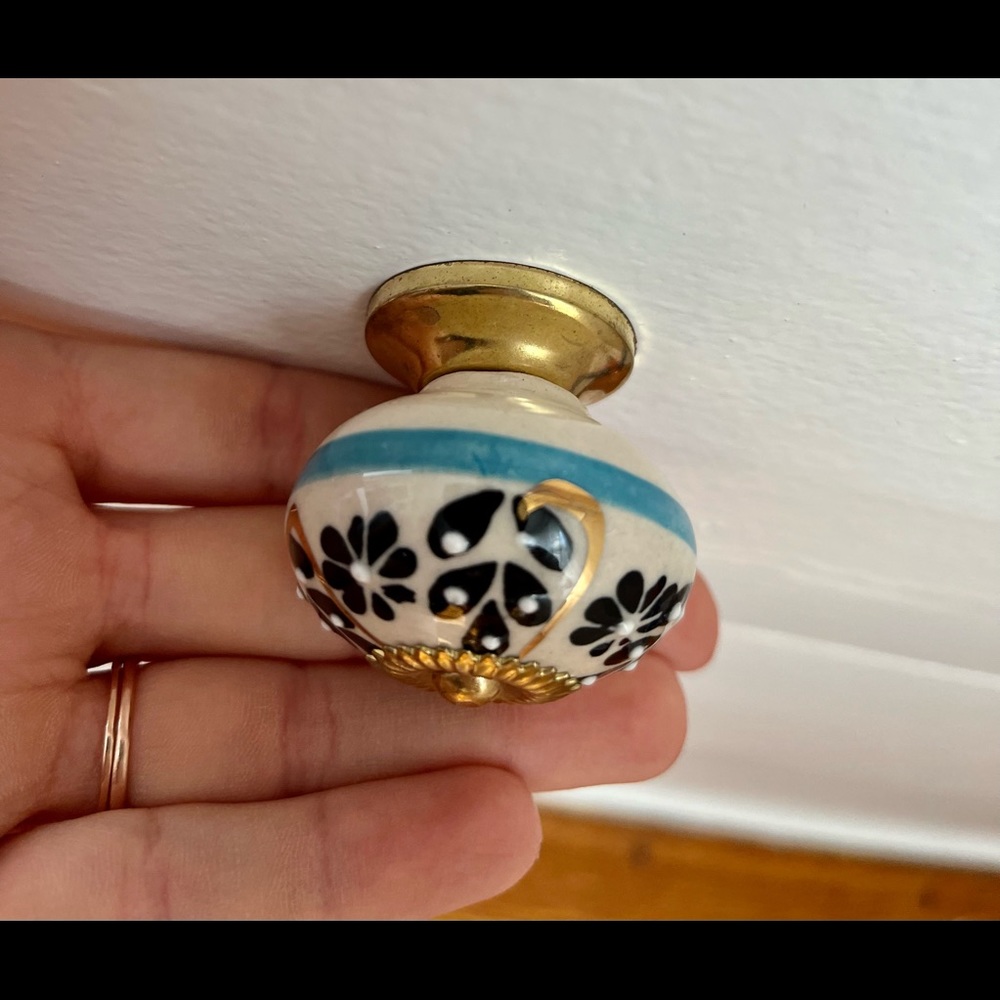 Ceramic drawer pulls — handcrafted in India!